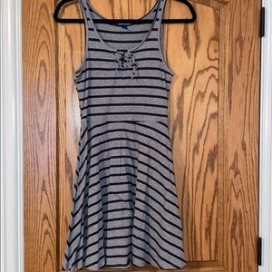 Striped skater dress